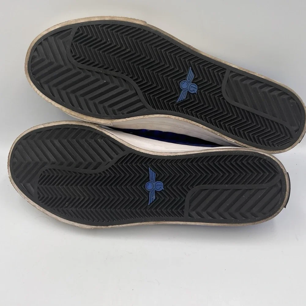 Creative Recreation Mens 9 Sneaker Shoe Blue Diamonds Shiny Work Casual Unique